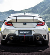 Subaru BRZ ZD8 2022 2023 2024 & Toyota GR86 ZN8 2022 2023 2024 with Aftermarket Parts - "SHINING" Narrow Body Rear Bumper & Diffuser Carbon Fiber / FRP from Robot Craftsman